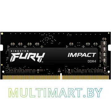 Оперативная память Kingston FURY Impact 16GB DDR4 SODIMM PC4-21300 (KF426S16IB/16)